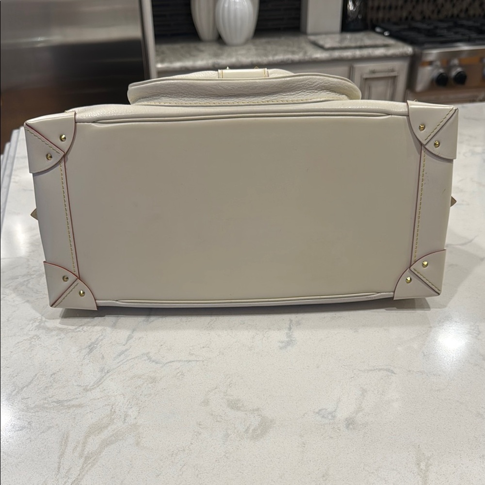 Louis Vuitton Le Superbe Suhali Goatskin Leather Ivory Purse Stunning - Picture 8 of 10